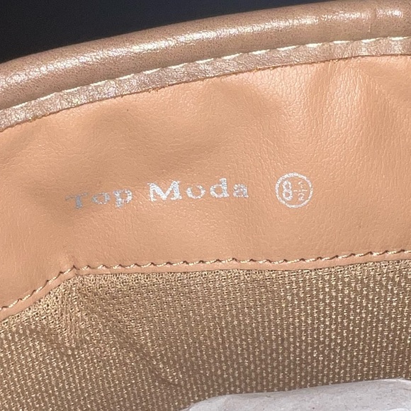 Tan quilted pattern boots size 8 1/2 👢 - Picture 13 of 14